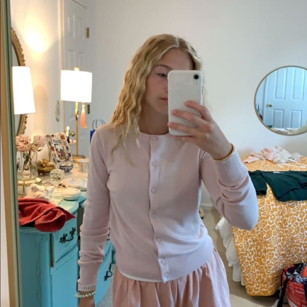 Light pink cardigan